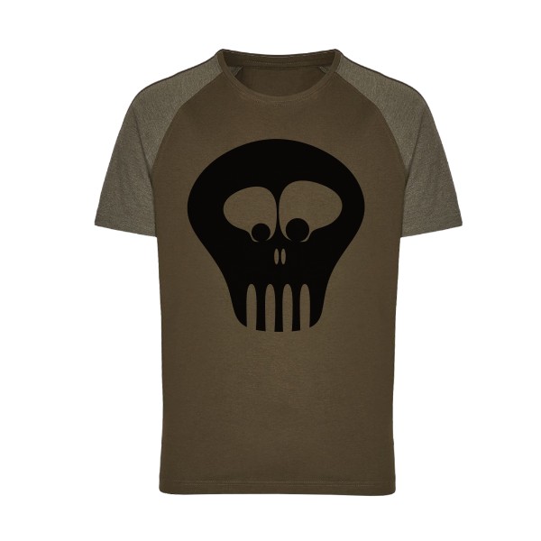 Tričko s potiskem army lebka