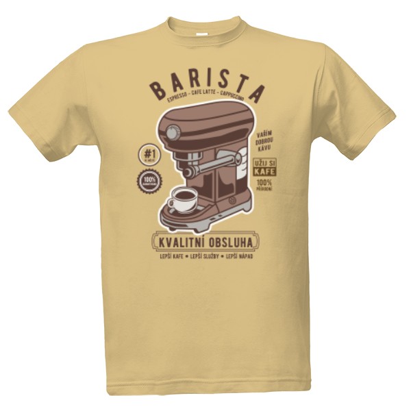 Tričko s potiskem Barista
