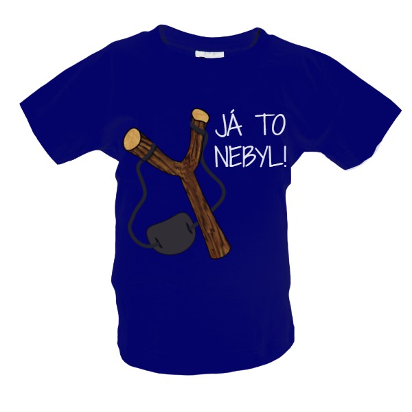 Tričko s potiskem Já to nebyl - prak