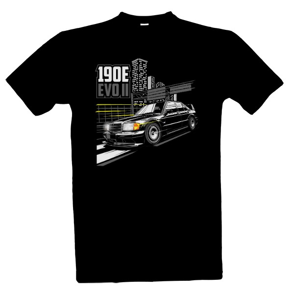 Tričko s potiskem Mercedes 190E EVO II