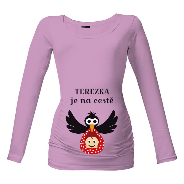 Tričko s potiskem Mimi je na cestě.