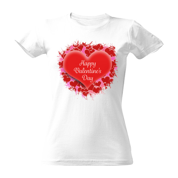 Tričko s potiskem Valentýnské tričko